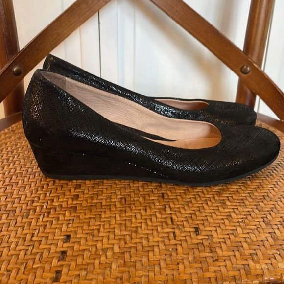 FSNY black metallic wedge flats size 6 - Picture 9 of 9